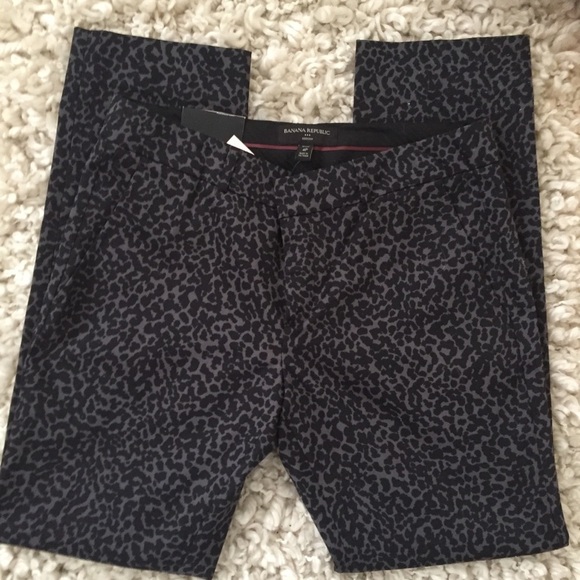 NWT Banana Republic Reegan Cheetah print pants - Picture 1 of 5